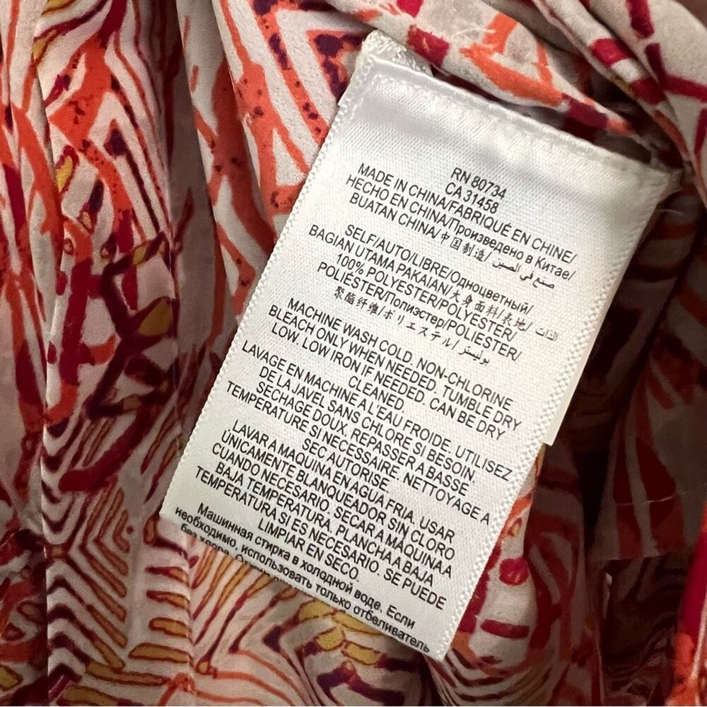 Bcbgmaxazria Multicolored Patterned Romper Size S - image 8